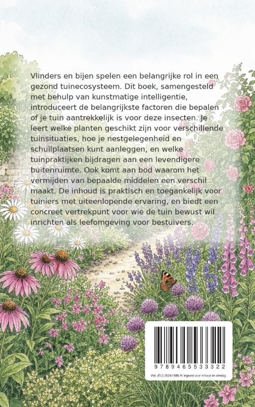 Achterkant van Vlinders en bijen aantrekken