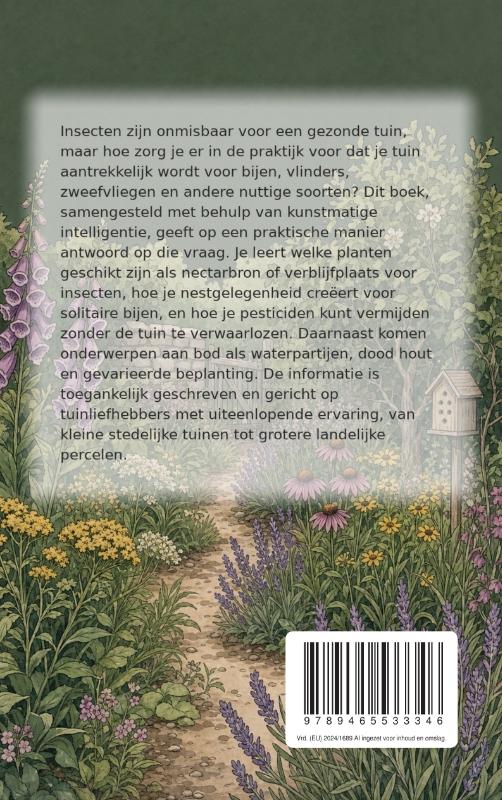 Achterkant van Een insectvriendelijke tuin aanleggen