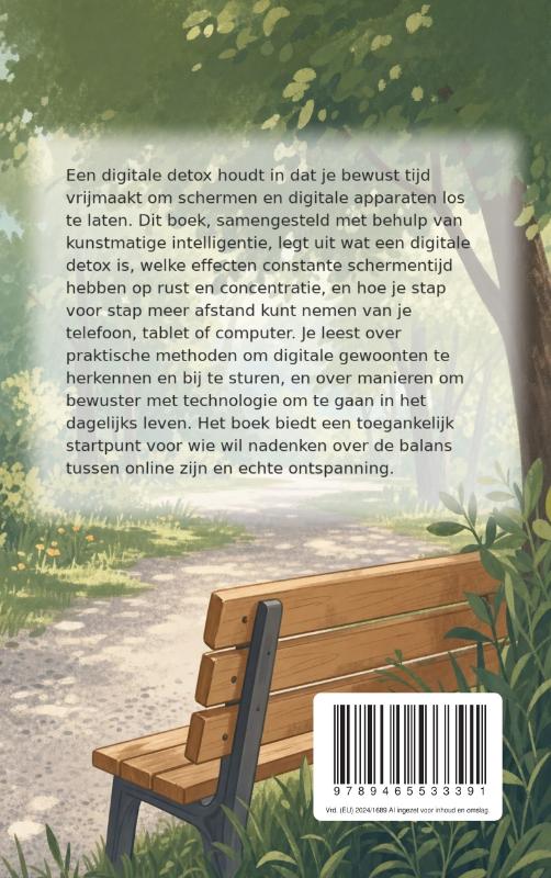 Achterkant van Een digitale detox doen