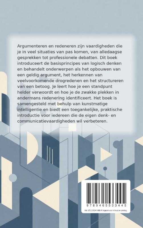 Achterkant van Beter argumenteren en redeneren