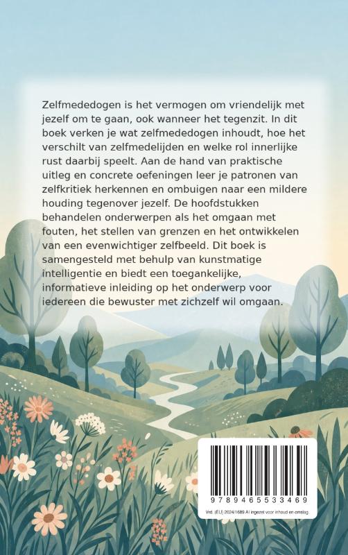 Achterkant van Aardiger zijn voor jezelf