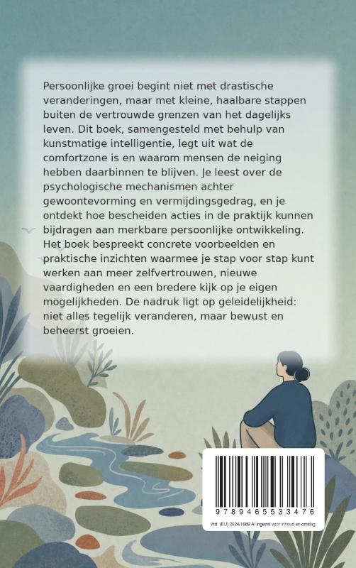 Achterkant van Kleine stappen uit je comfortzone