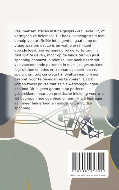 Achterkant van Het gesprek aangaan dat je liever vermijdt