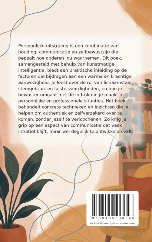 Achterkant van Warmte en kracht uitstralen