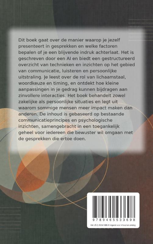 Achterkant van Een onvergetelijke indruk achterlaten
