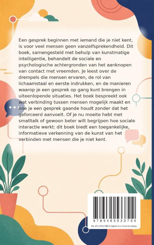 Achterkant van Een gesprek beginnen met een vreemde