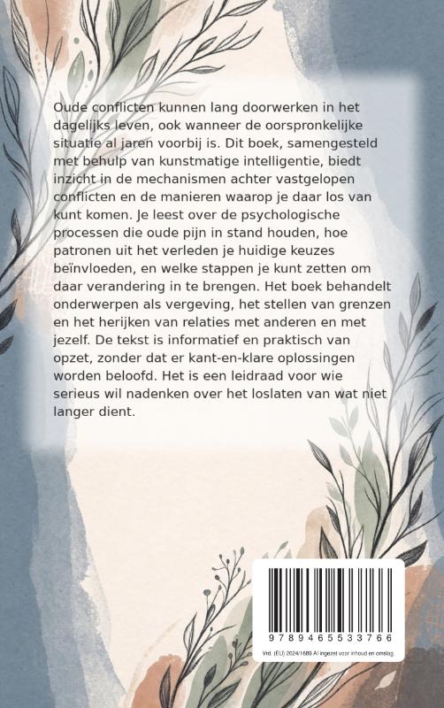 Achterkant van Oude conflicten loslaten