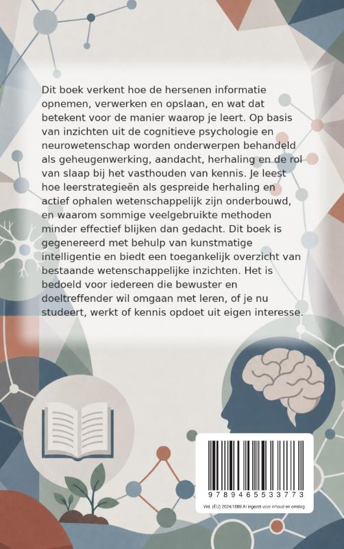 Achterkant van Hoe je hersenen het beste leren