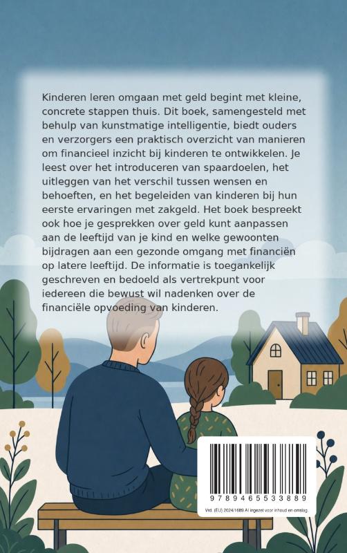 Achterkant van Sparen leren aan je kinderen