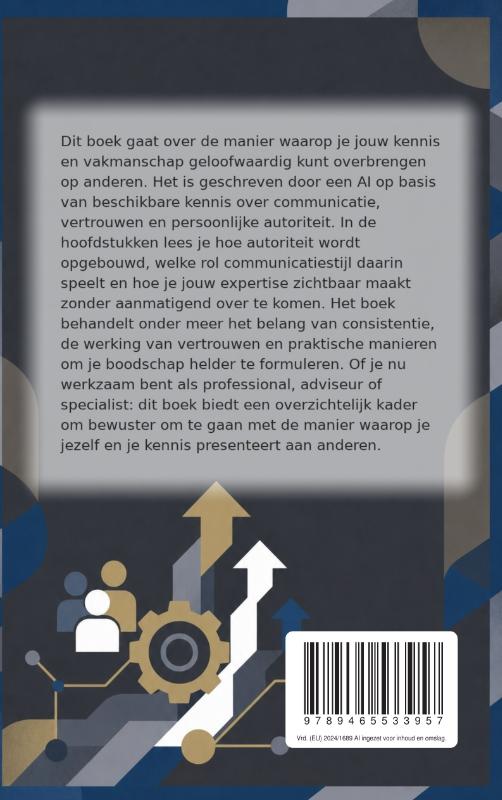 Achterkant van Je expertise geloofwaardig overbrengen