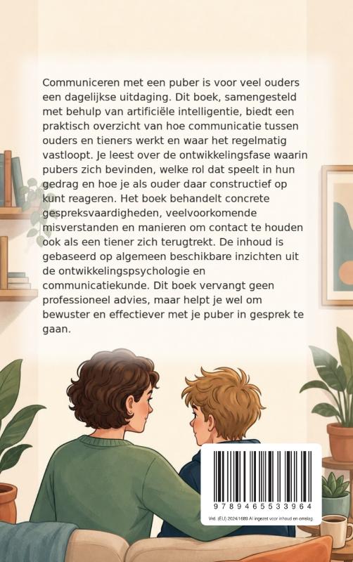 Achterkant van Communiceren met je puber