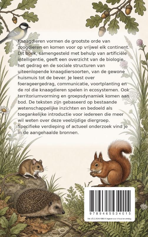 Achterkant van Knaagdieren en hun gedrag