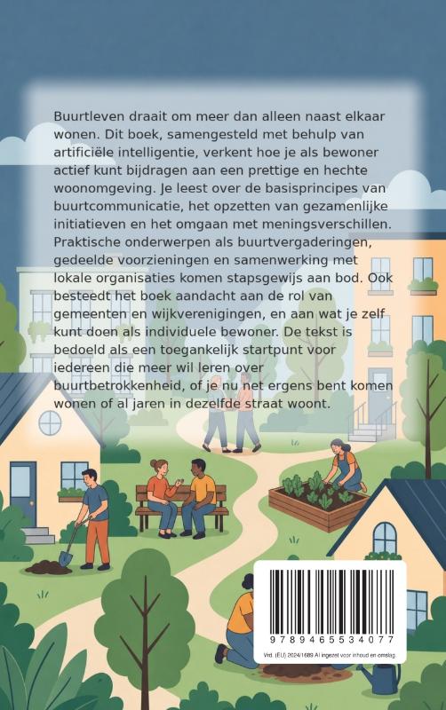 Achterkant van Samenwerken met buren en gemeenschap