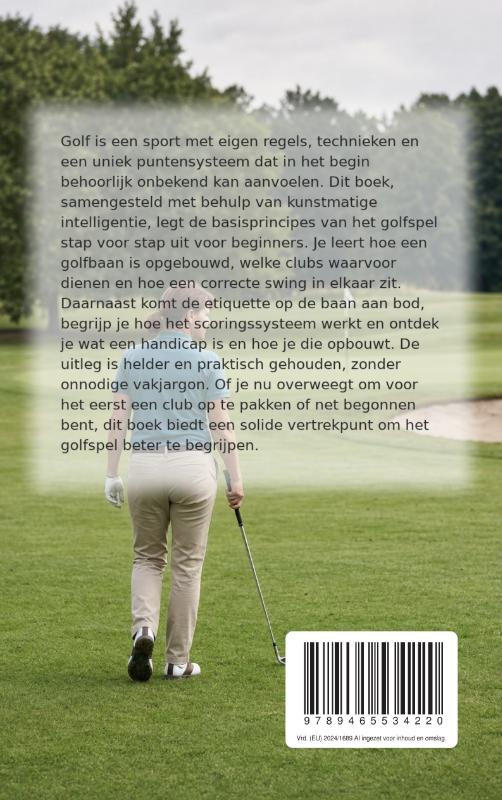 Achterkant van Het golfspel begrijpen voor beginners