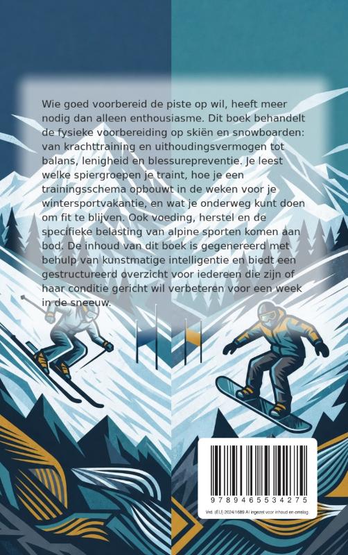 Achterkant van Fit worden voor de wintersport