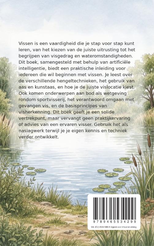 Achterkant van Beginnen met vissen