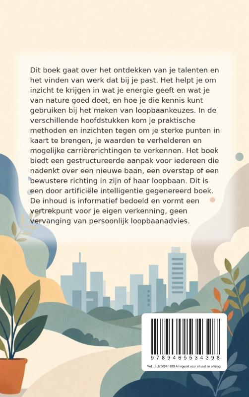 Achterkant van Werk dat bij je past en energie geeft