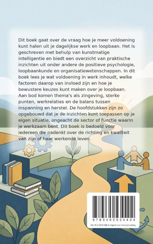 Achterkant van Meer voldoening halen uit je werk