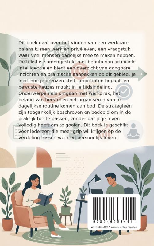 Achterkant van Werk en privé in balans brengen