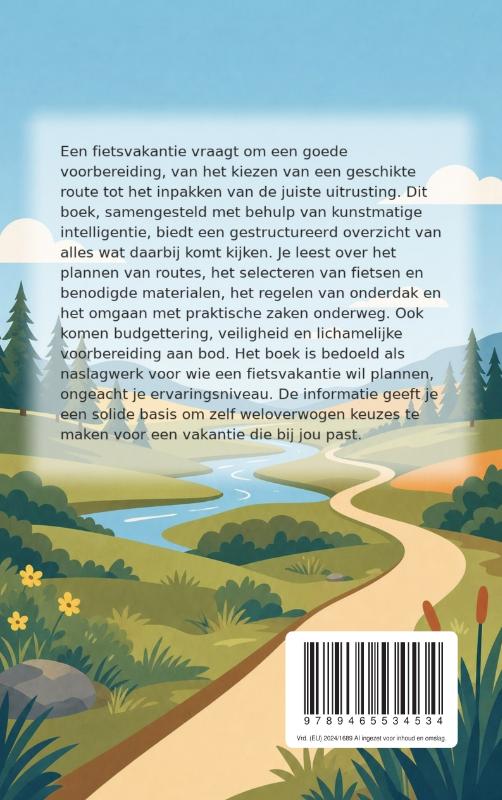 Achterkant van Een fietsvakantie plannen