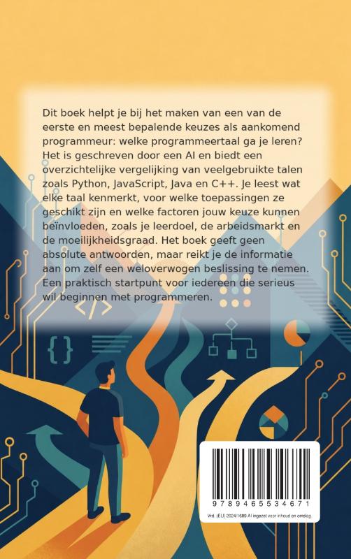 Achterkant van Een programmeertaal kiezen om mee te starten