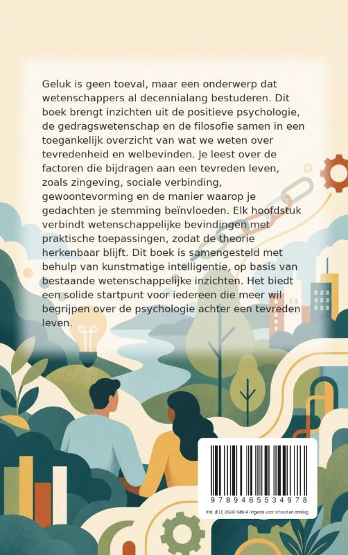 Achterkant van De psychologie van geluk