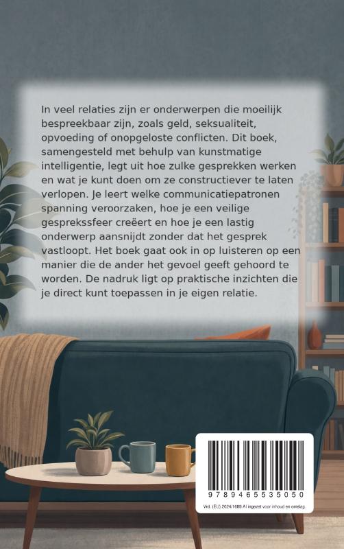 Achterkant van Praten over moeilijke onderwerpen met je partner