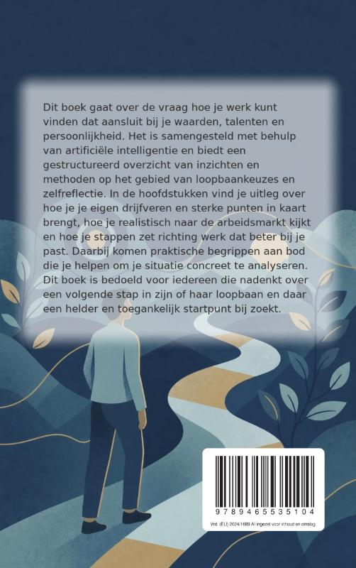 Achterkant van Werken aan een betekenisvolle carrière