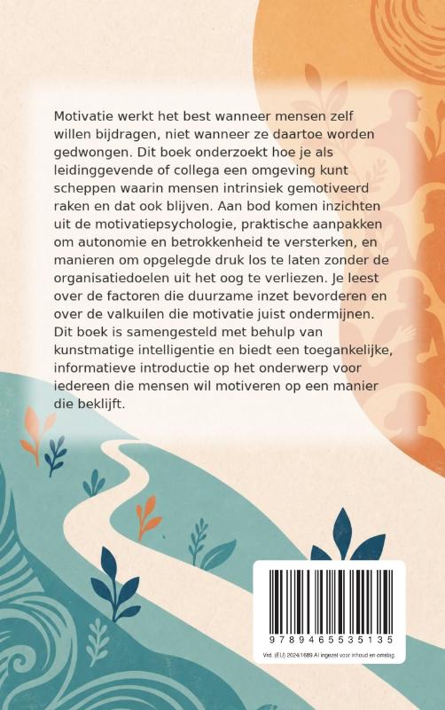Achterkant van Mensen motiveren zonder dwang