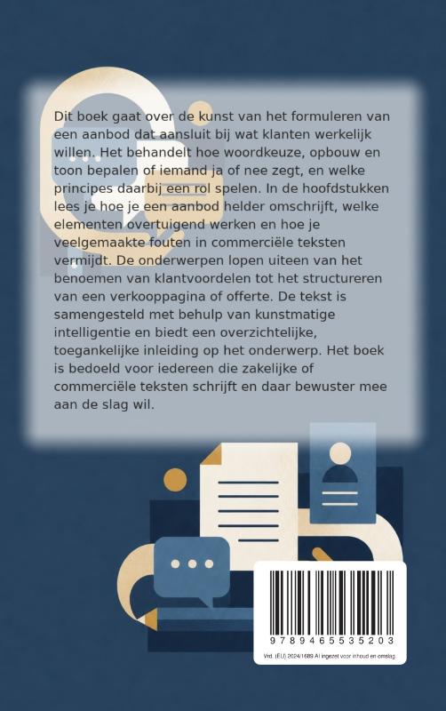 Achterkant van Een aanbod maken dat mensen willen