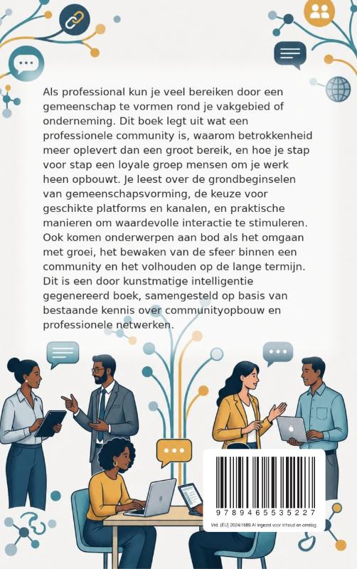 Achterkant van Een community rond je werk opbouwen