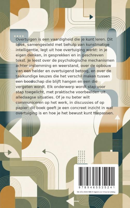 Achterkant van De kunst van het overtuigen