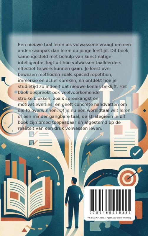 Achterkant van Een nieuwe taal leren als volwassene
