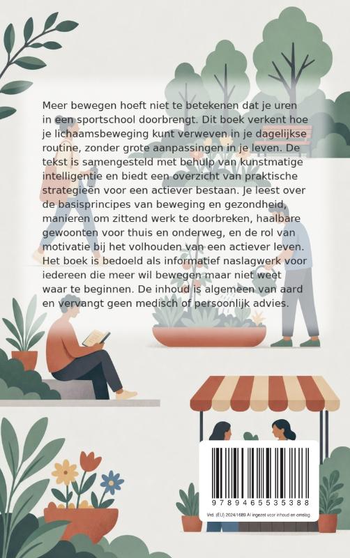 Achterkant van Meer bewegen in je dagelijks leven