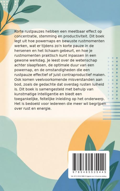 Achterkant van Powernaps en rustmomenten benutten