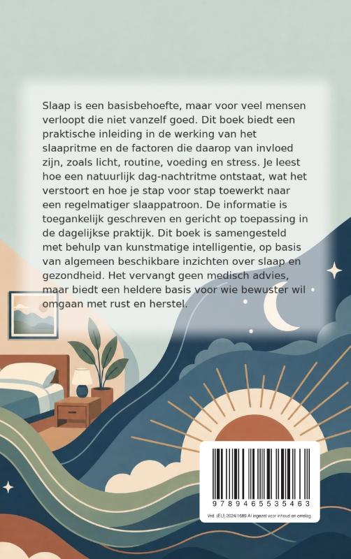 Achterkant van Een natuurlijk slaapritme opbouwen