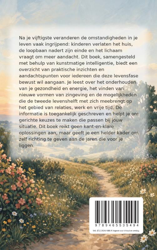 Achterkant van Met plezier de tweede levenshelft ingaan