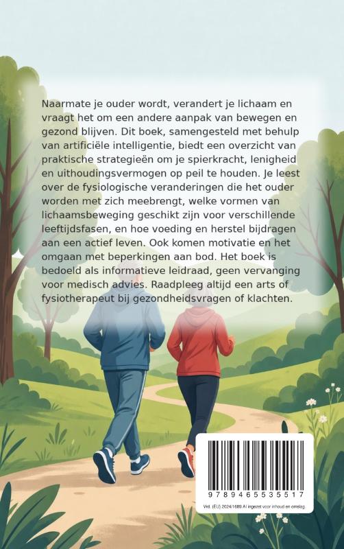 Achterkant van Beweging en kracht behouden bij het ouder worden
