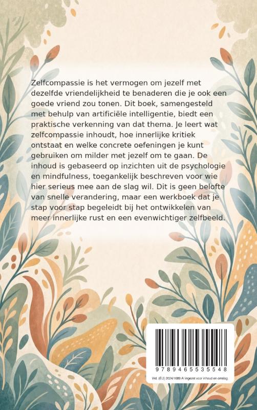 Achterkant van Mildheid voor jezelf ontwikkelen