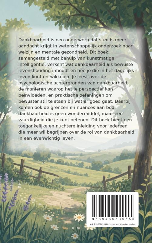 Achterkant van Dankbaarheid als levenshouding