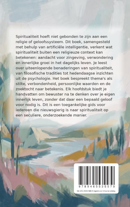 Achterkant van Spiritualiteit zonder religie