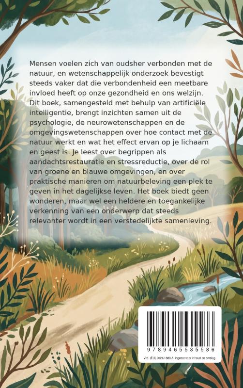 Achterkant van Verbondenheid met de natuur