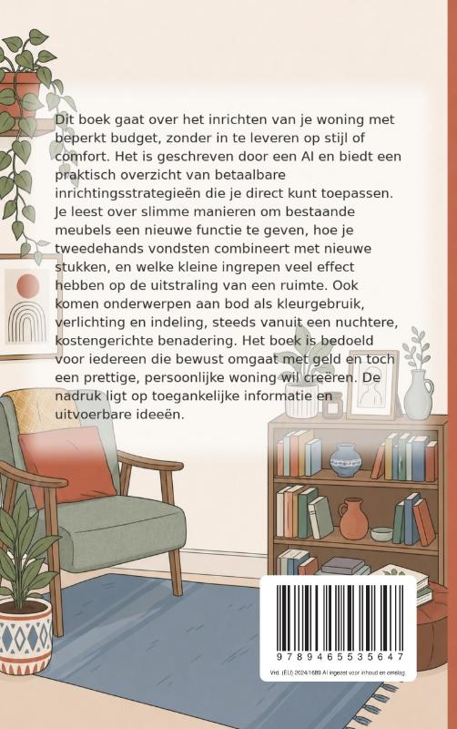 Achterkant van Inrichten op een klein budget