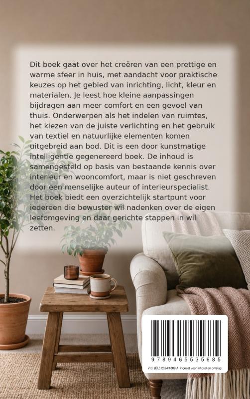 Achterkant van Een gezellig en warm huis maken