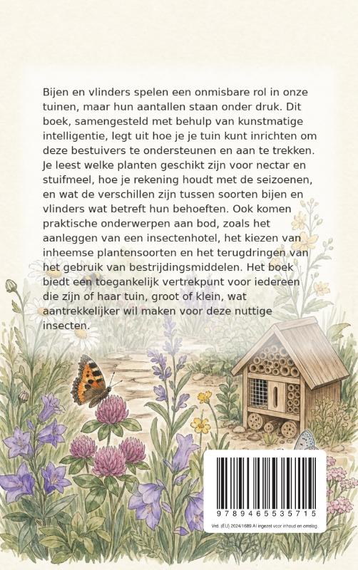 Achterkant van Een bijen- en vlindervriendelijke tuin