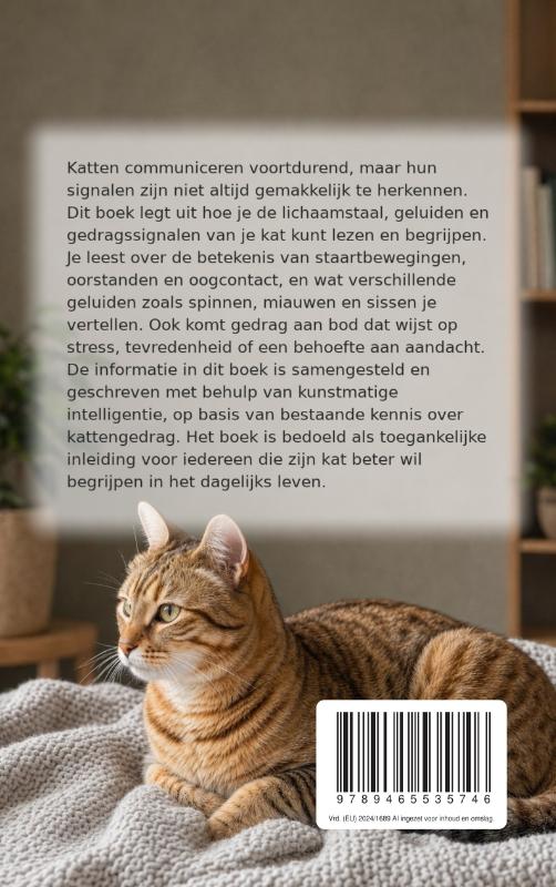 Achterkant van De taal van je kat begrijpen