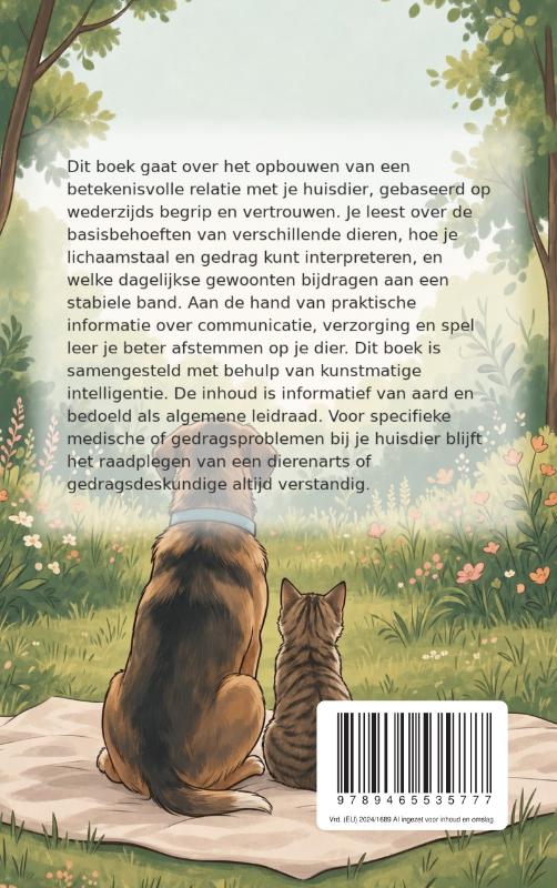 Achterkant van Een band opbouwen met je dier