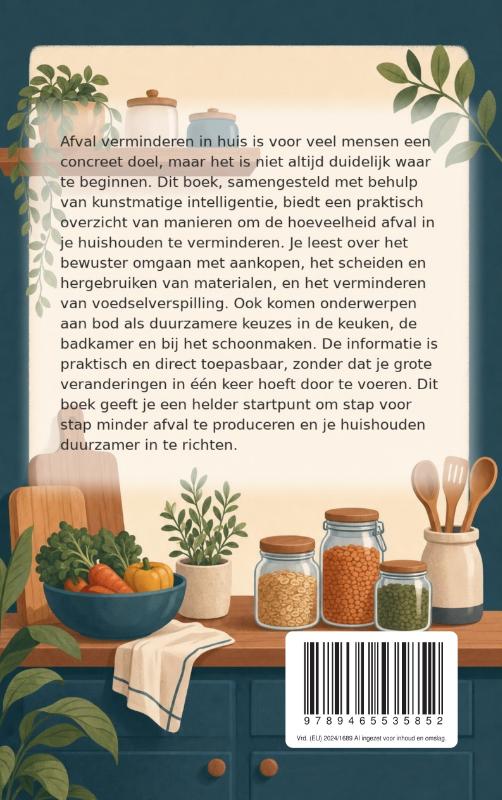 Achterkant van Afval verminderen thuis
