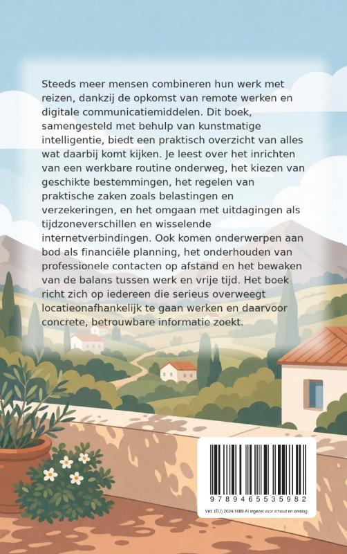 Achterkant van Werk en reizen combineren