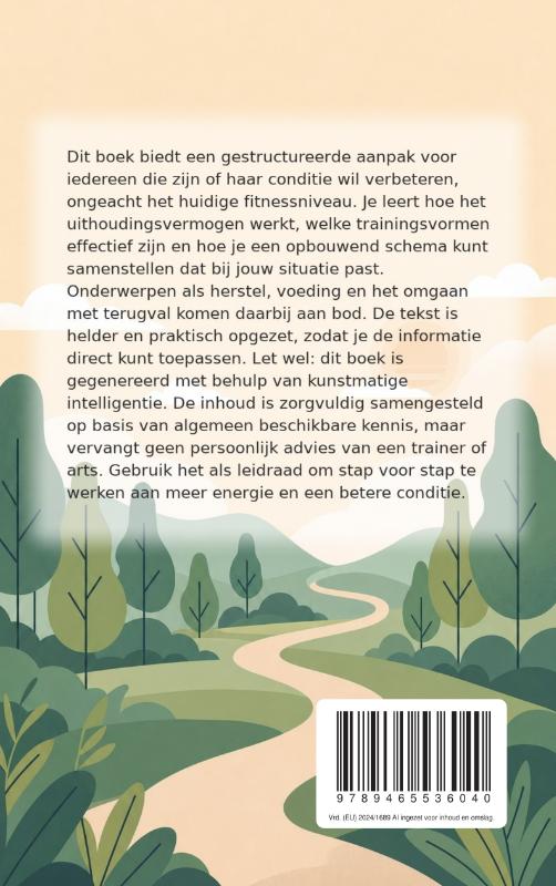 Achterkant van Conditie verbeteren stap voor stap